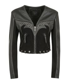 Pinko Gothika Giacca Pelle E Camosc italist at italist